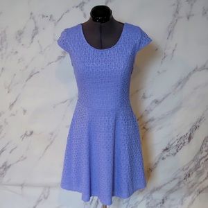 Xhilaration Periwinkle Skater Dress Sz M